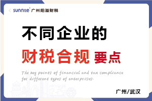 不同類型企業(yè)的財稅合規(guī)要點